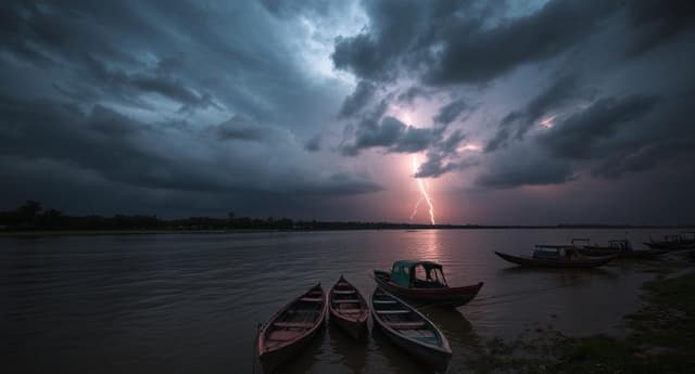 রাতেই আসছে ঝড়-বৃষ্টি, তাপপ্রবাহ কমতে পারে