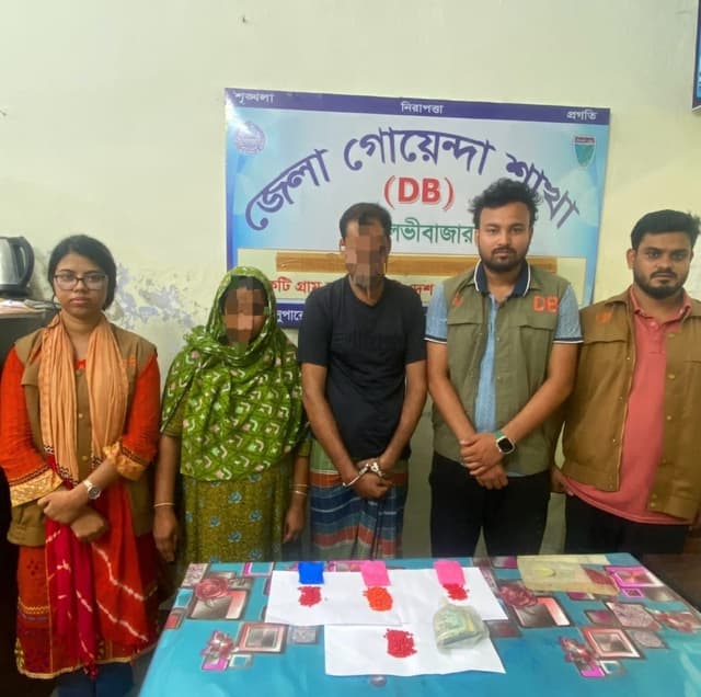 শ্রীমঙ্গলে ডিবির অভিযানে স্বামী-স্ত্রী আটক, ইয়াবা ও নগদ অর্থ উদ্ধার