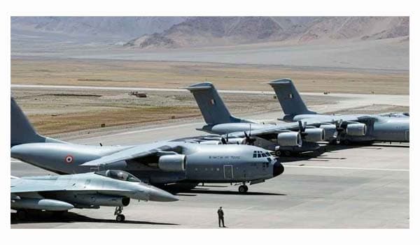 লাদাখে ভারতের সর্বোচ্চ বিমানঘাঁটির ভিত্তি স্থাপন