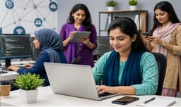 প্রযুক্তির শক্তিতে বদলে যাচ্ছে নারীর নতুন পৃথিবী