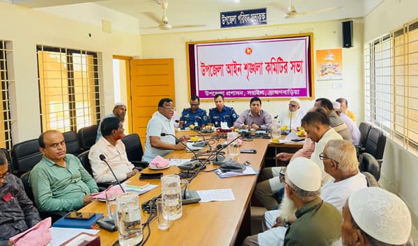 সরাইল হাসপাতালে দালাল থাকবে না: আইন-শৃঙ্খলা সভায় ইউএনও 