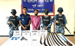 রঙ্গীখালীতে দেশীয় আগ্নেয়াস্ত্র-গোলাসহ দুষ্কৃতিকারী ধরা