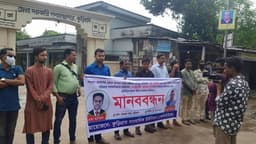 কুড়িগ্রামে সাংবাদিকদের নামে মিথ্যা মামলা প্রত্যাহারের দাবিতে মানববন্ধন