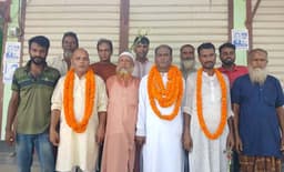 নগদা শিমলা বণিক সমিতির সভাপতি আসাদ খান, সেক্রেটারি শফিকুল 