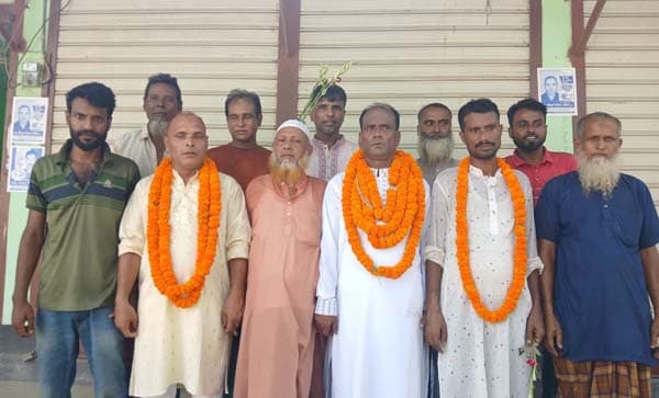 নগদা শিমলা বণিক সমিতির সভাপতি আসাদ খান, সেক্রেটারি শফিকুল 