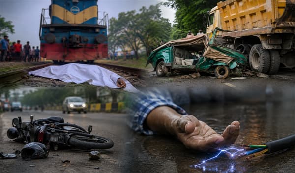 গাজীপুরে একদিনে চার প্রাণহানি, দুর্ঘটনায় বাড়ছে শঙ্কা