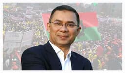 তারেক রহমানের প্রত্যাবর্তনে ঢাকায় জনসমুদ্রের অপেক্ষা