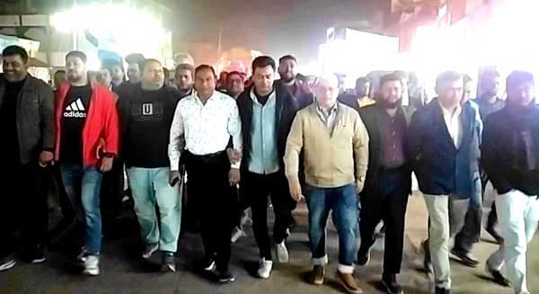 তারেক রহমানের আগমন উপলক্ষে হিলিতে বিএনপির স্বাগত মিছিল