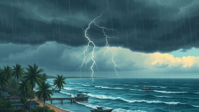 দেশের সাত অঞ্চলে দুপুরের মধ্যে ঝড়-বৃষ্টি, নদীবন্দরকে সতর্ক সংকেত