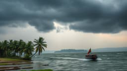 দক্ষিণাঞ্চলে ঝড়বৃষ্টি ও ভারি বর্ষণের শঙ্কা, ১০ জেলায় ১ নম্বর সতর্কতা