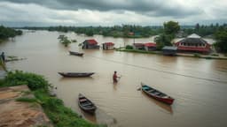 দক্ষিণাঞ্চলে ১১টি নদীর পানি বিপৎসীমার ওপরে