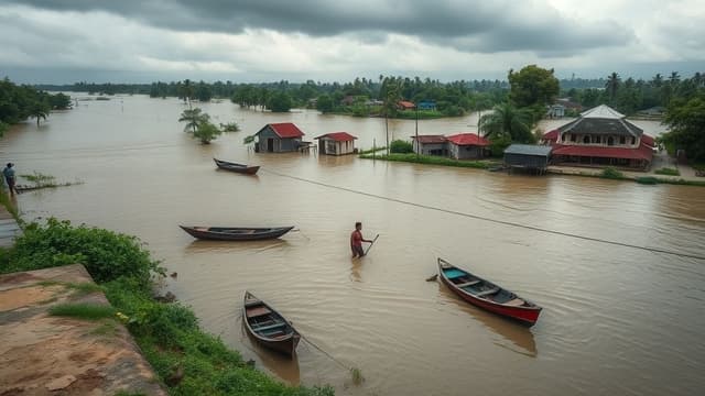 দক্ষিণাঞ্চলে ১১টি নদীর পানি বিপৎসীমার ওপরে