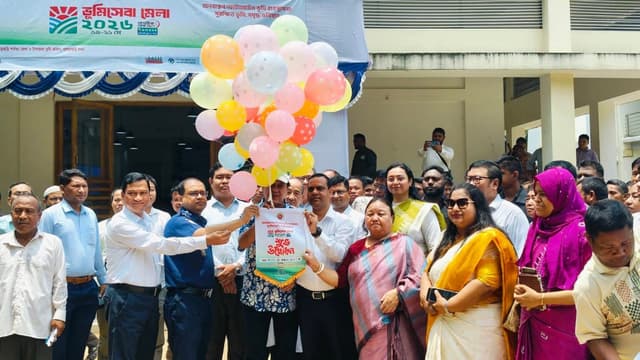 খাগড়াছড়িতে তিন দিনব্যাপী ভূমিসেবা মেলা শুরু