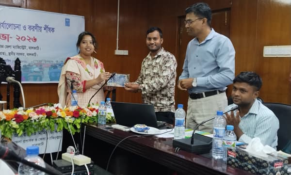 গ্রাম আদালত কার্যক্রমে প্রথম রাজাপুর সদর ইউনিয়ন পরিষদ