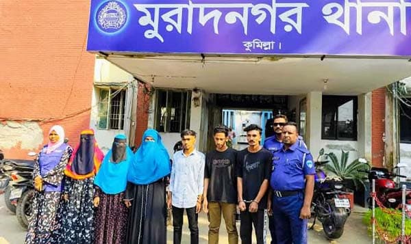 কুমিল্লায় ফ্ল্যাট ভাড়া দিয়ে পতিতাবৃত্তি, মানবপাচার চক্রের ৬ গ্রেপ্তার