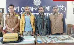 পিরোজপুরে ডাকাতির প্রস্তুতিকালে দুইজনকে আটক, অস্ত্র উদ্ধার