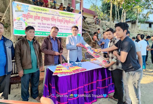 মাটিরাঙ্গায় 'আলুটিলা মৌজা হেডম্যান  ক্রিকেট টুর্নামেন্ট' উদ্বোধন