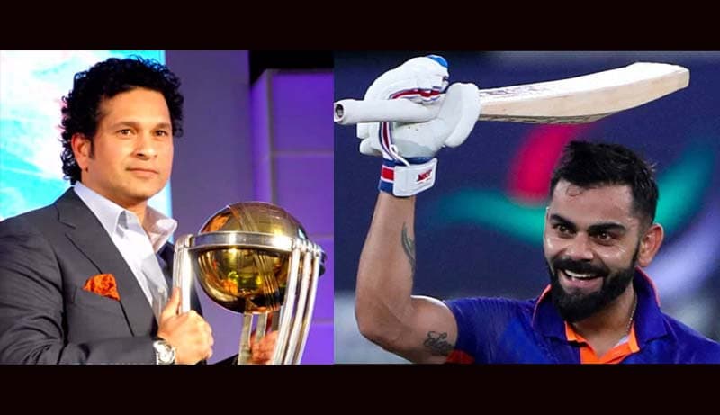 ২০২৩-এ শচিনের বিশ্বরেকর্ড ভেঙে দিতে পারেন কোহলি!
