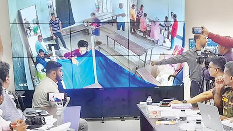 সিসি ক্যামেরায় উপ-নির্বাচন পর্যবেক্ষণ ইসির