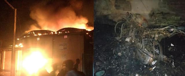 ভূরুঙ্গামারীতে ভয়াবহ অগ্নিকান্ড