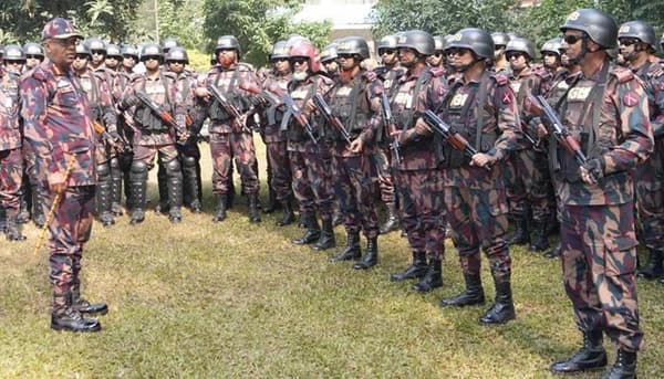 সারাদেশে ১১৫৫ প্লাটুন বিজিবি সদস্য মোতায়েন