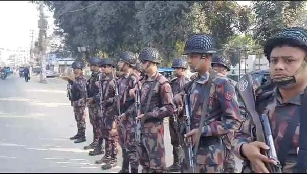 সুষ্ঠু নির্বাচনে ঠাকুরগাঁওয়ের তিনটি আসনেই কঠোর অবস্থানে বিজিবি