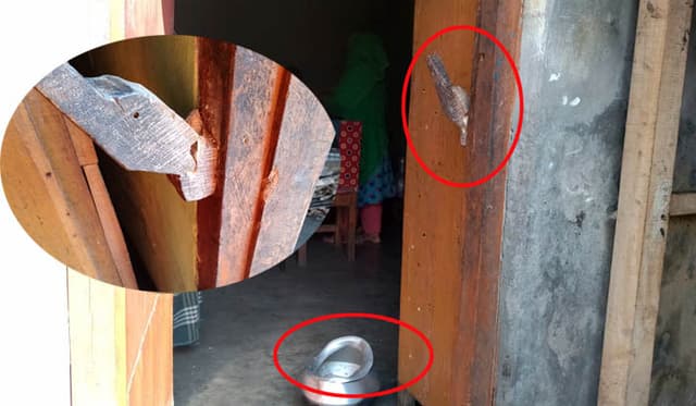 বরিশালে গভীর রাতে দুর্ধর্ষ ডাকাতি, এক ডাকাতকে গণধোলাই