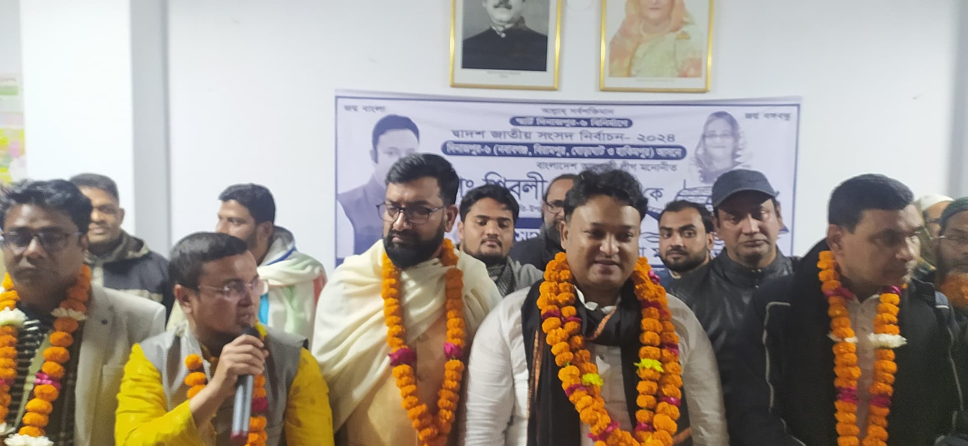 হাজারো নেতাকর্মীর ভালোবাসায় সিক্ত হ্যাট্রিক জয়ী শিবলী সাদিক এমপি