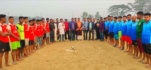 সরাইলে ফুটবল টুর্নামেন্টের শুভ উদ্বোধন