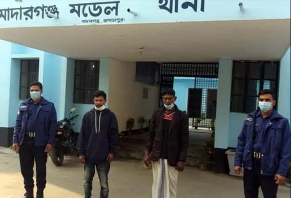 মাদারগঞ্জে অষ্টম শ্রেণির ছাত্রীকে ধর্ষণের অভিযোগে আটক দুই