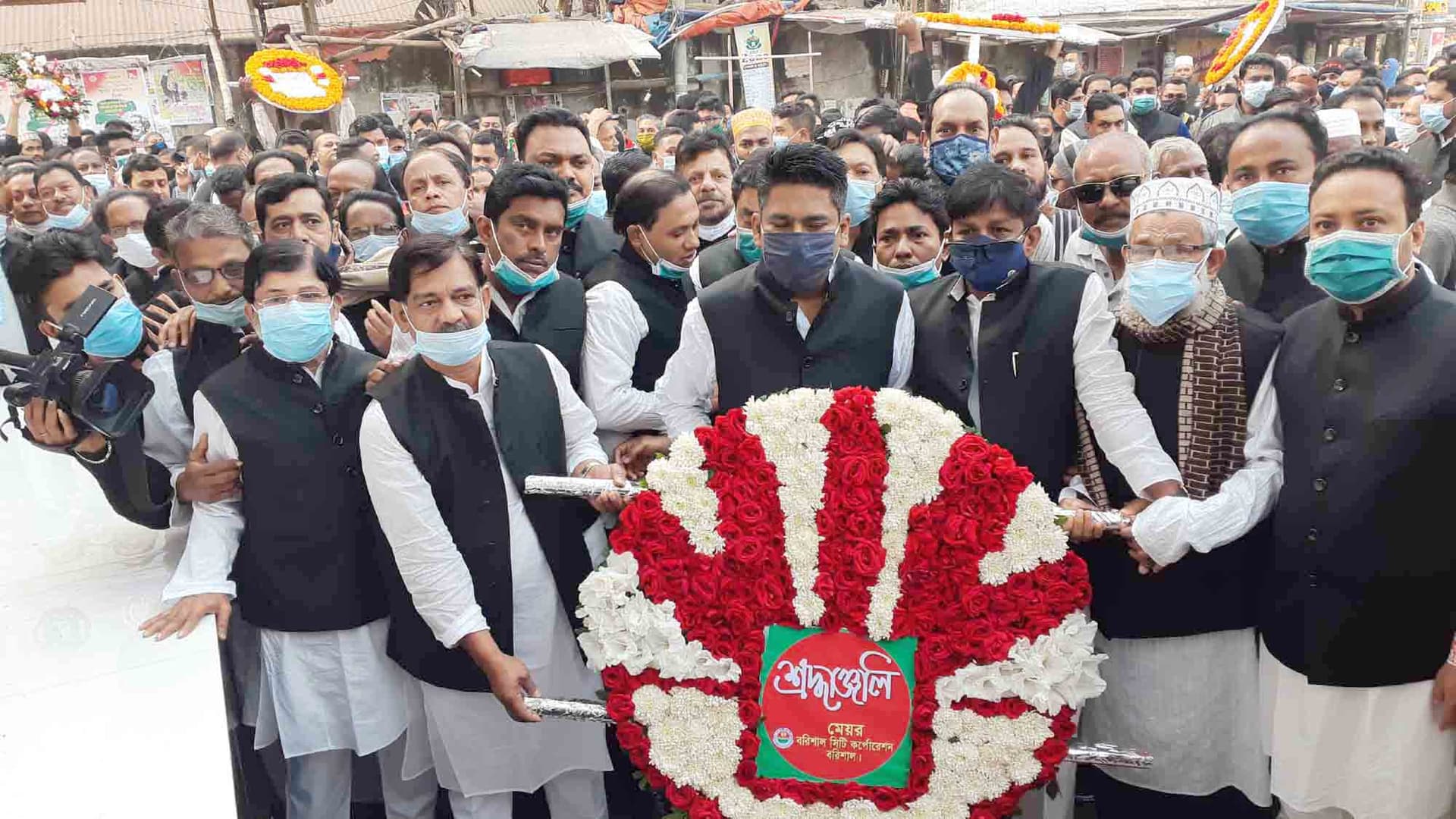 বরিশালে বঙ্গবন্ধুর স্বদেশ প্রত্যাবর্তন দিবস পালন