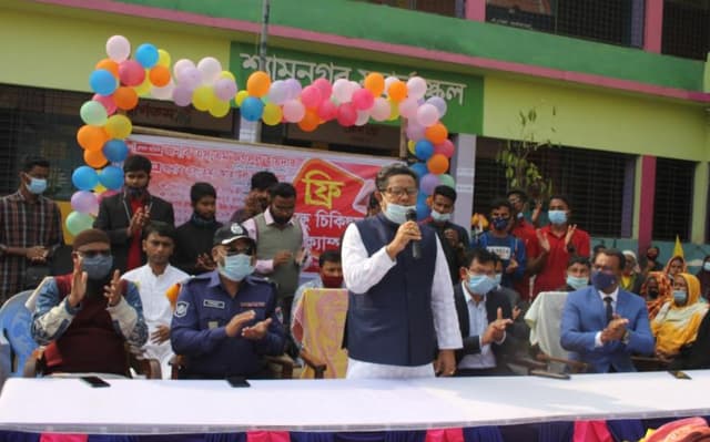 শ্যামনগরে ফ্রি চক্ষু চিকিৎসা ক্যাম্প অনুষ্ঠিত
