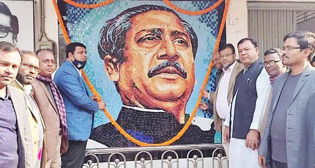 গোয়ালন্দে যথাযোগ্য মর্যাদায় বঙ্গবন্ধুর স্বদেশ প্রত্যাবর্তন দিবস পালিত