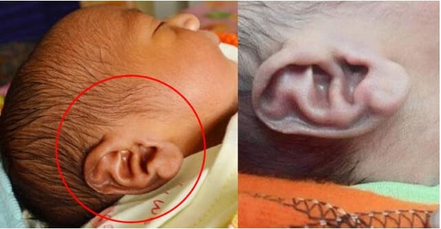 আরবি হরফে নবজাতকের কানে ‘আল্লাহু’ লেখা