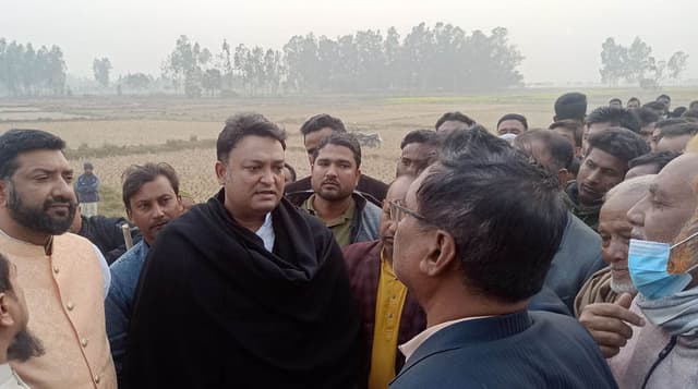 তুলশীগঙ্গা নদীর কাঙ্খিত সেই সেতুর নির্মাণ কাজের উদ্বোধন