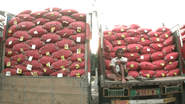 হিলিতে প্রতি কেজি পেঁয়াজ ২৪ টাকা