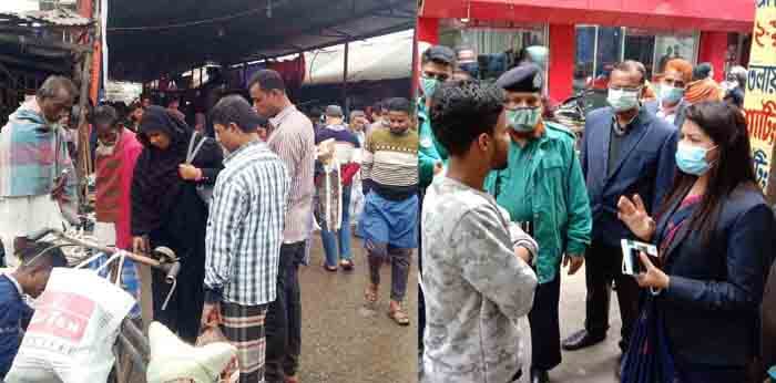 স্বাস্থ্যবিধি উপেক্ষিত বরিশালে, সংক্রমন বৃদ্ধির আশংকা