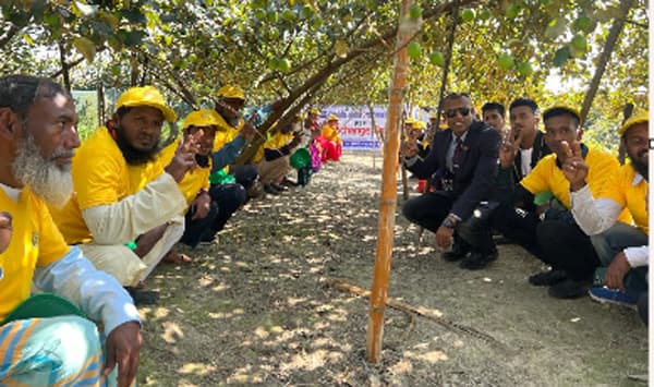 এসএসিপি প্রকল্পের আওতায় ‘কৃষক টু কৃষক একচেঞ্জ ভিজিট’