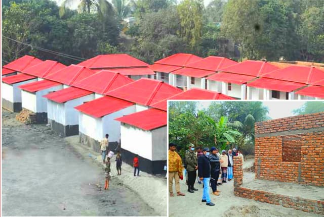 সরাইলে নির্মানাধীন ঘরের কাজ শেষ পর্যায়ে, ২৩ জানুয়ারি উদ্বোধন
