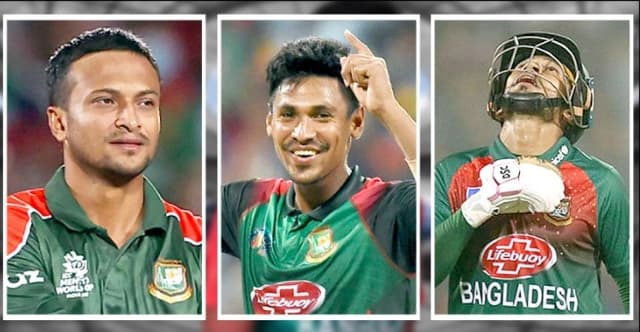 আইসিসি বর্ষসেরা ওয়ানডে দলে বাংলাদেশের সর্বোচ্চ তিন তারকা