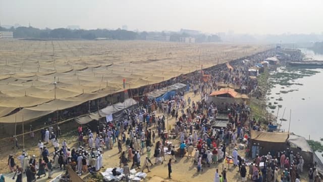 আমবয়ানে বিশ্ব ইজতেমার দ্বিতীয় পর্ব শুরু