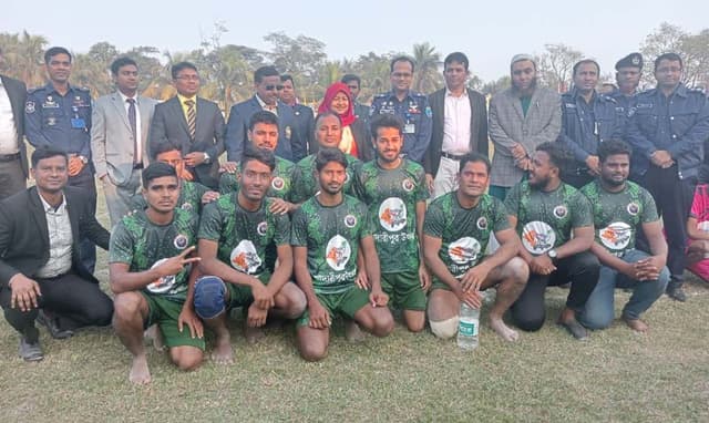 মাদারীপুরে কাবাডি খেলায় জয়ী ডাসার উপজেলা