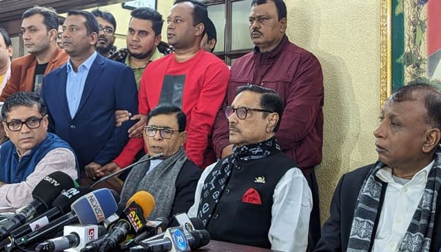 গণতান্ত্রিক সংস্কৃতি ধ্বংসের পাঁয়তারা করছে বিএনপি : কাদের