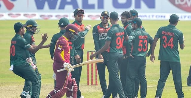 ওয়েস্ট ইন্ডিজ কাবু মিরাজ-সাকিবের ঘূর্ণিতে