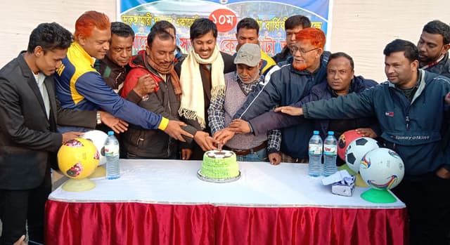 ভূরুঙ্গামারী ফুটবল একাডেমির ১০ম প্রতিষ্ঠা বার্ষিকী পালন
