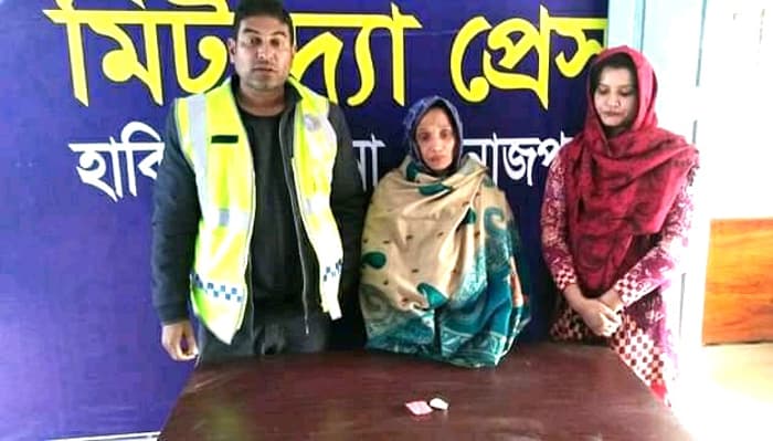 হিলিতে হেরোইন ও ইয়াবাসহ এক নারী গ্রেফতার