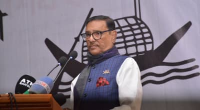 দ্বিতীয় সর্বোচ্চ আসন পাওয়া জাতীয় পার্টি সংসদের বিরোধী দল : ওবায়দুল কাদের