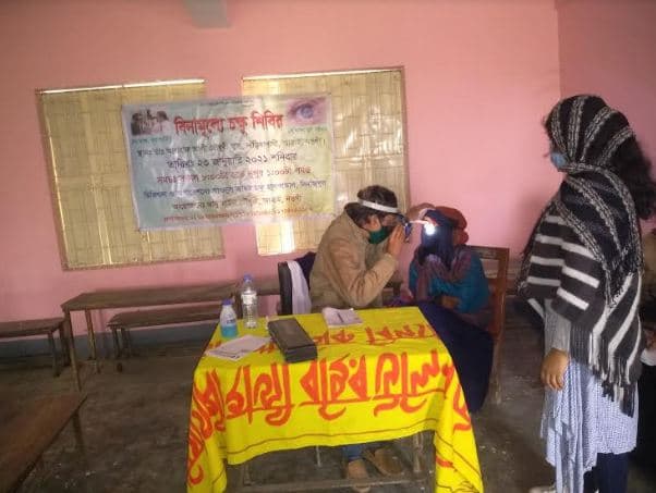 আত্রাইয়ে ফ্রি চক্ষু ক্যাপ অনুষ্ঠিত