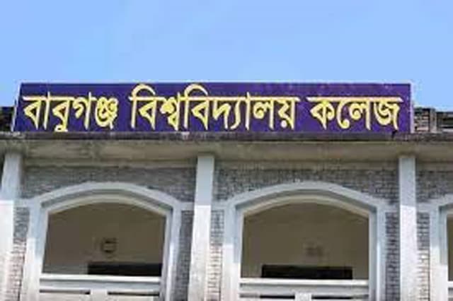 বাবুগঞ্জ ডিগ্রি কলেজে বিধিবর্হিভূতভাবে অধ্যক্ষ নিয়োগে ক্ষোভ