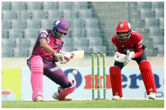 শান্তর ৮৯ রানে ভর করে সিলেটের সংগ্রহ ১৭৪ রান